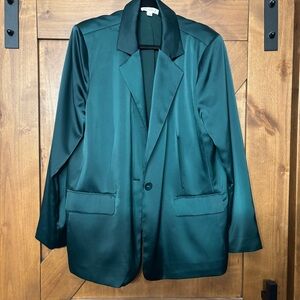 Green blazer size xl